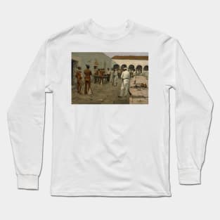 The Mier Expedition - The Drawing of the Black Bean by Frederic Remington Long Sleeve T-Shirt